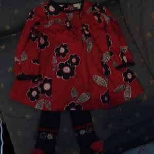 Baby dress & tights set